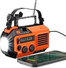FosPower emergency solar hand crank radio