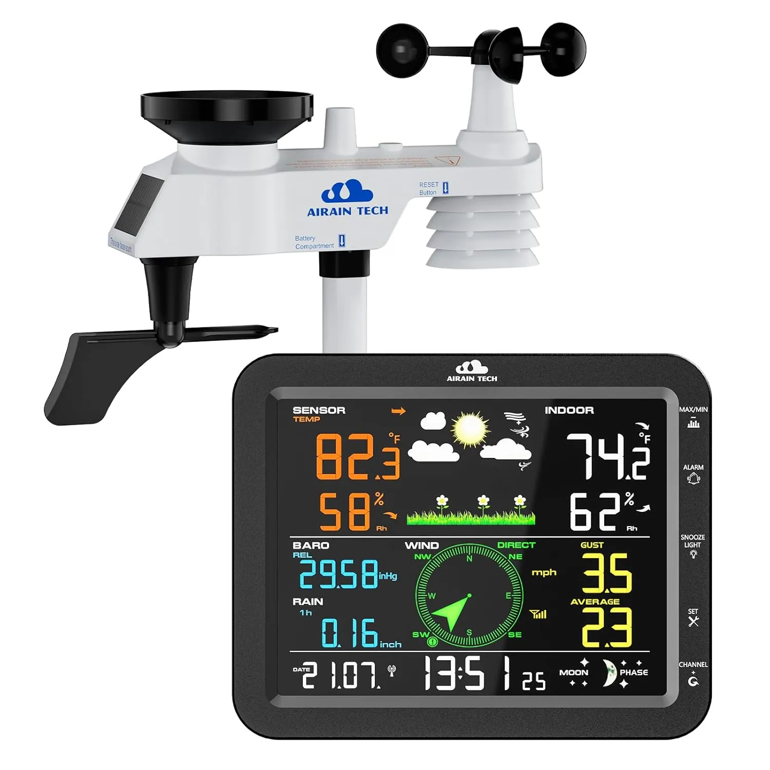 AIRAIN TECH 10-in-1 weather station review