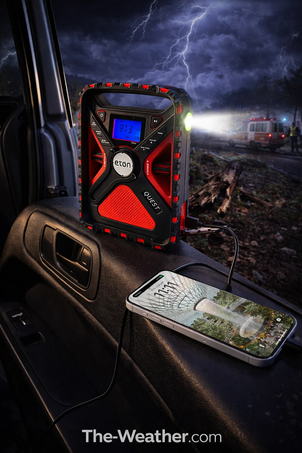 what does lena think about the Eton Quest Hand alert radio