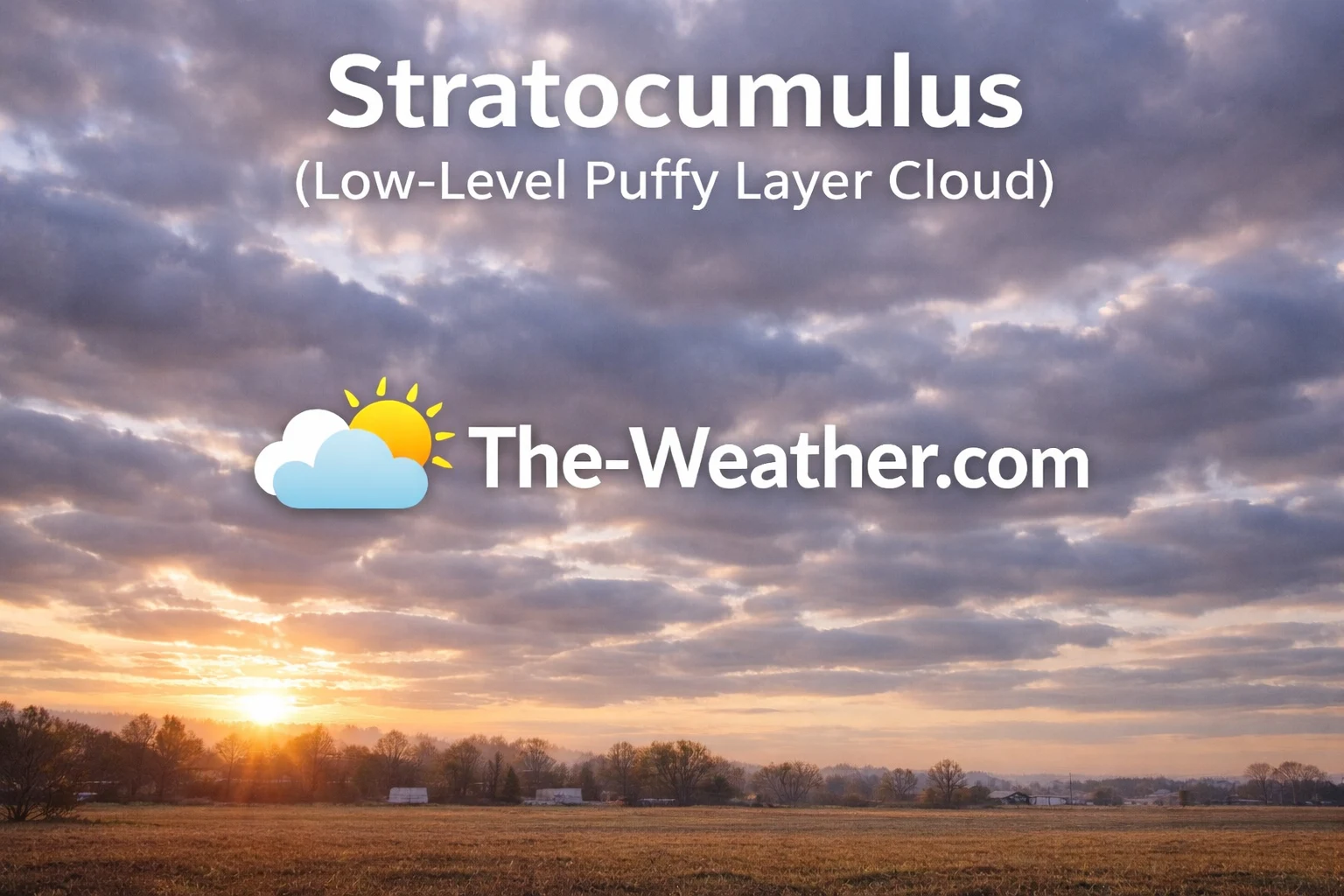 Stratocumulus cloud low puffy gray masses with shading